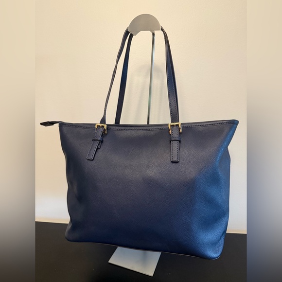 Michael Kors Navy Blue Tote Bag - Picture 5 of 13